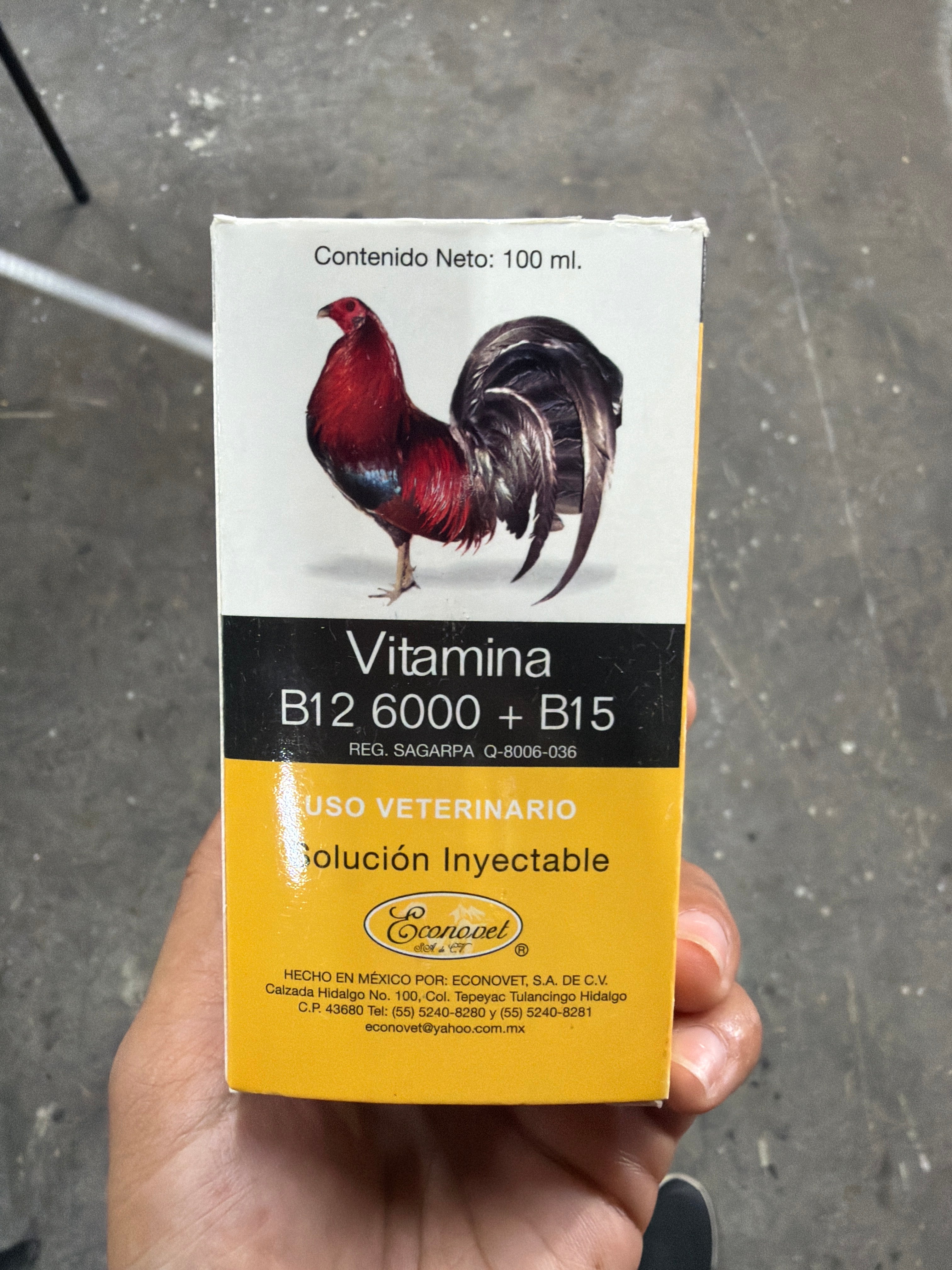 Vitamina B12 6000 + B15