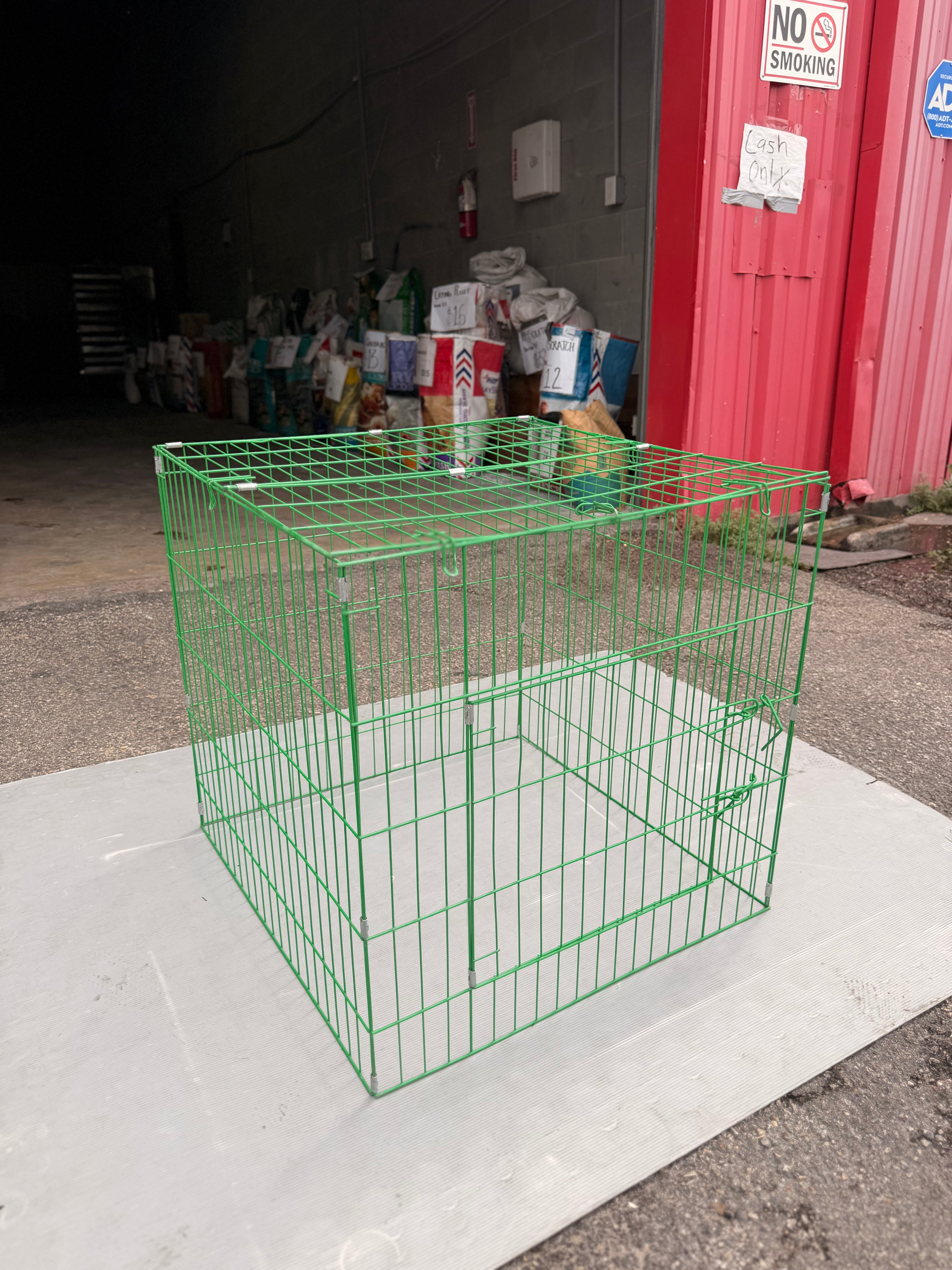 Paquete de 5 jaulas verdes (24x24 pulgadas )