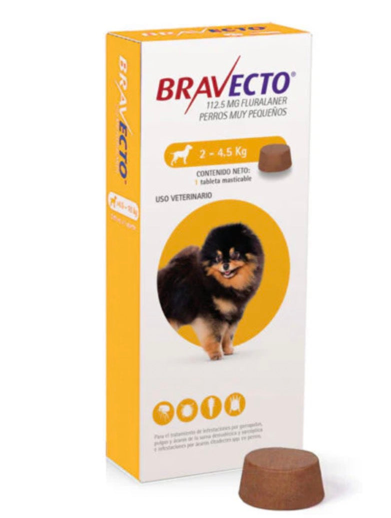 BRAVECTO 2-4.5kg (4-9 lb)